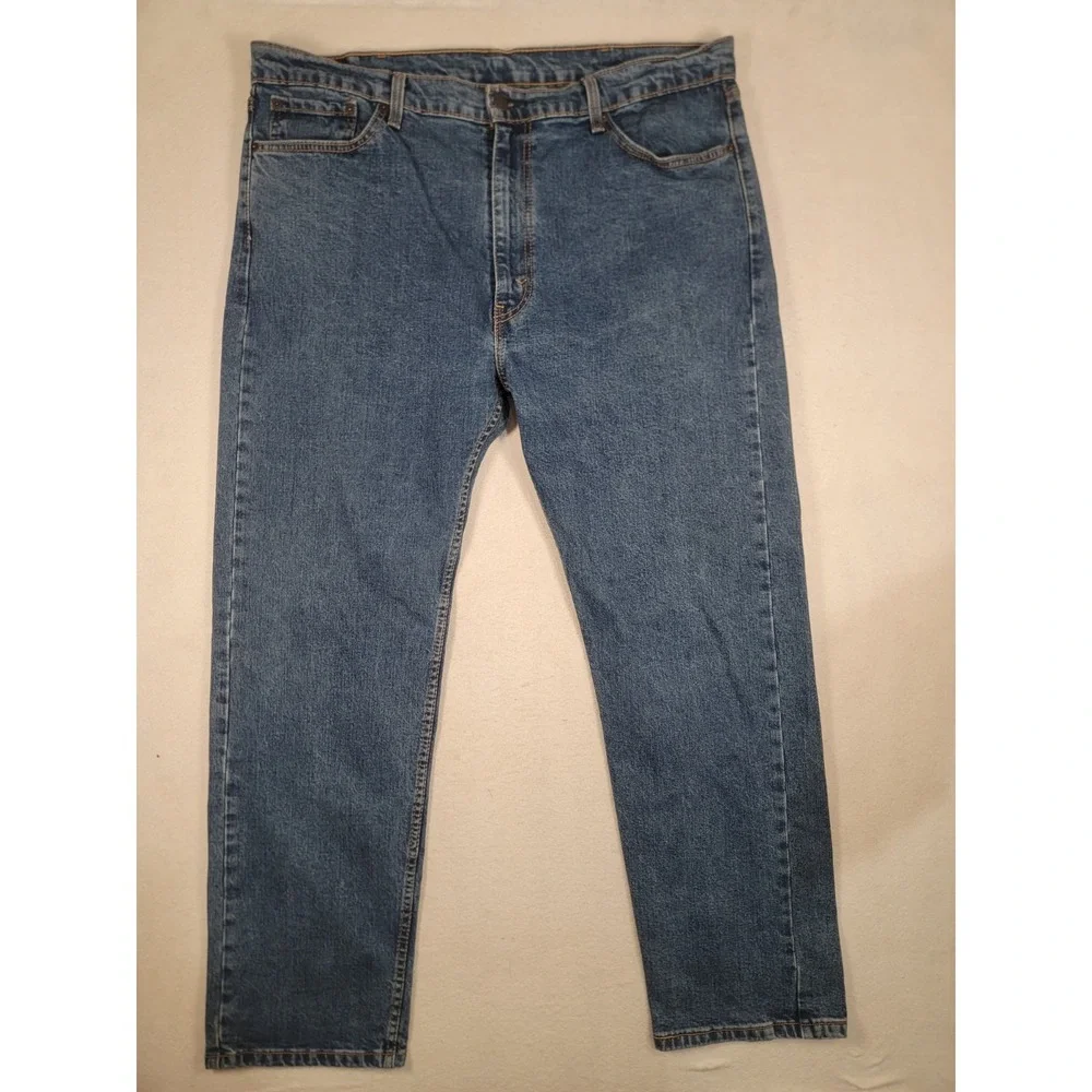 Levi's 505 jeans Regular‎ fit, Straight Leg  - Men's 40x32 Medium Wash Stretch